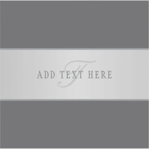 Adesivo Nome Elegante e Letra Monográfica (ou outro texto)