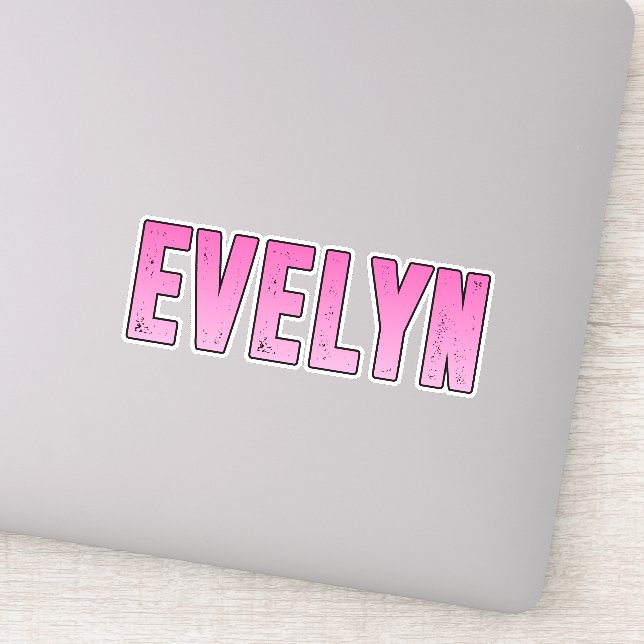 Adesivo Nome Evelyn (Detalhe)