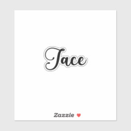 Adesivo Nome Jace - Caligrafia manuscrita
