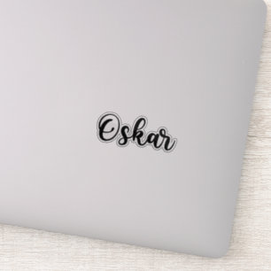 Adesivo Nome Oskar - Caligrafia manuscrita