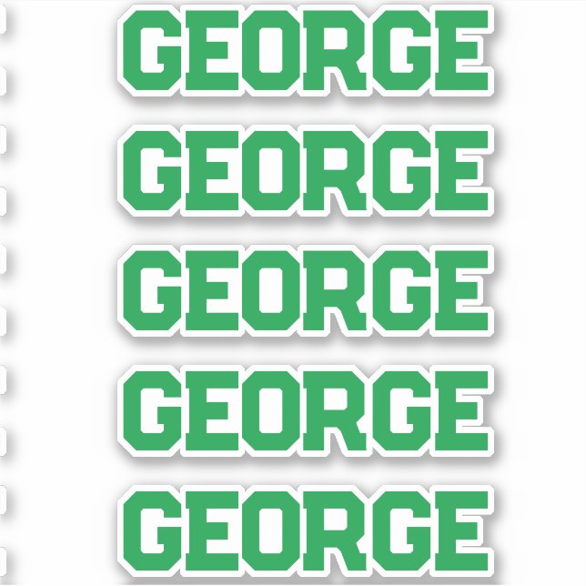 Adesivo Nome personalizado (Frente)