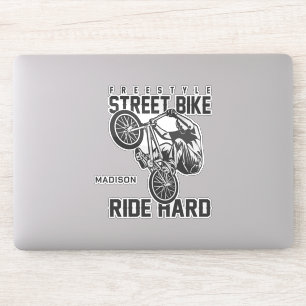 Adesivo Nome personalizado Bicicleta de rua