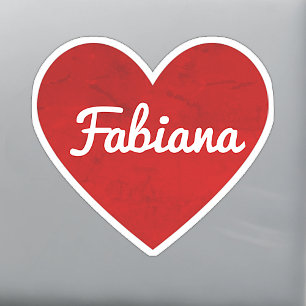 Adesivo Nome Personalizado Clássico Vermelho Eu Te Amo Cor