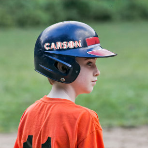 Adesivo Nome Personalizado de Letras Baseball