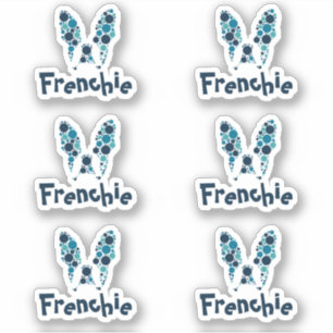 Adesivo Nome Personalizado do Bulldog Francês