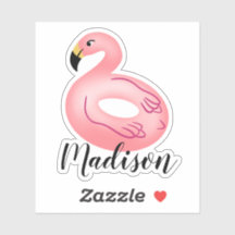 Nome Personalizado Flamingo Piscina Float