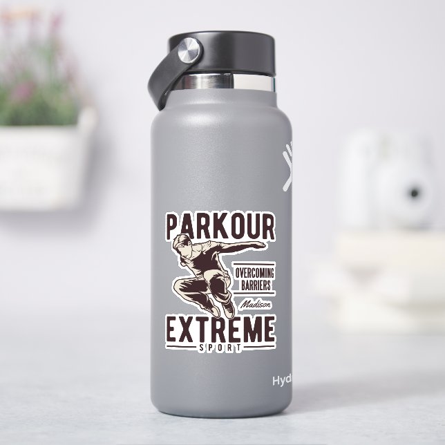 Adesivo nome personalizado PARKOUR (HidroFlask)
