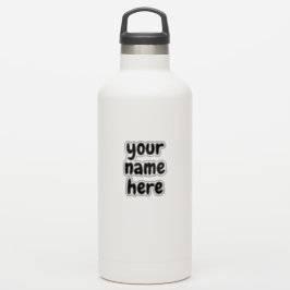 Adesivo Nome Personalizado Texto Comprimido