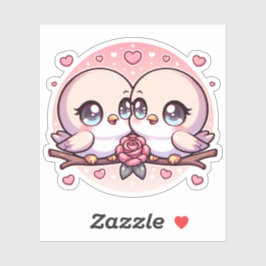 Adesivo Nome: Sweet Lovebird