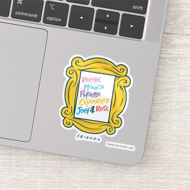 Adesivo Nomes AMIGOS™ em Peephole (Detalhe)