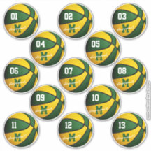 nomes de 13 jogadores personalizados de basquete d