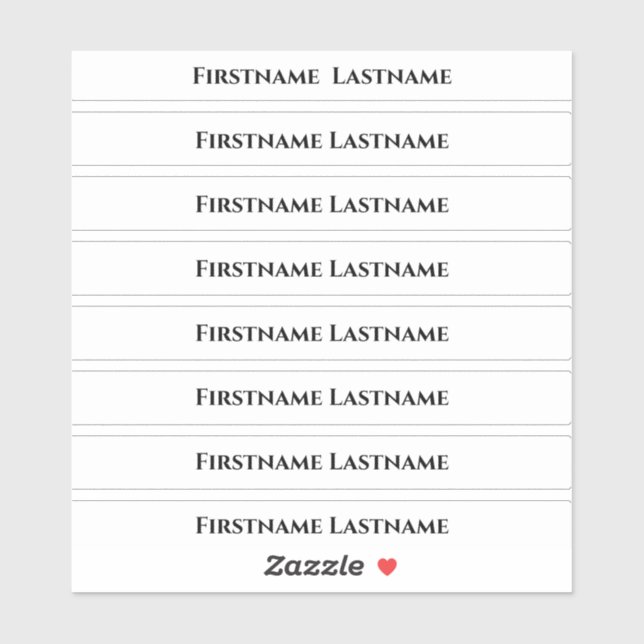 Adesivo Nomes de Adição de Gráfico de Sede (Folha)