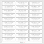 Adesivo Nomes de Convidado de Casamento Endereço Simples<br><div class="desc">Composto por simples sans serif e serif tipografia moderna. Estes elementos são simples,  elegantes e modernos. Isto tem 30 adesivos. Este foi projetado pelo White Paper Birch Co. exclusivo para Zazzle. Disponível aqui: http://www.zazzle.com/store/whitepaperbirch</div>