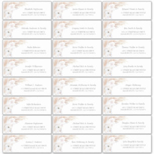 Adesivo Nomes de Convidado Floral Pampas Grass