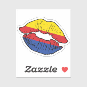 Adesivo Noord-Holland Lipstick Love Flag