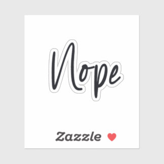 Adesivo Nope