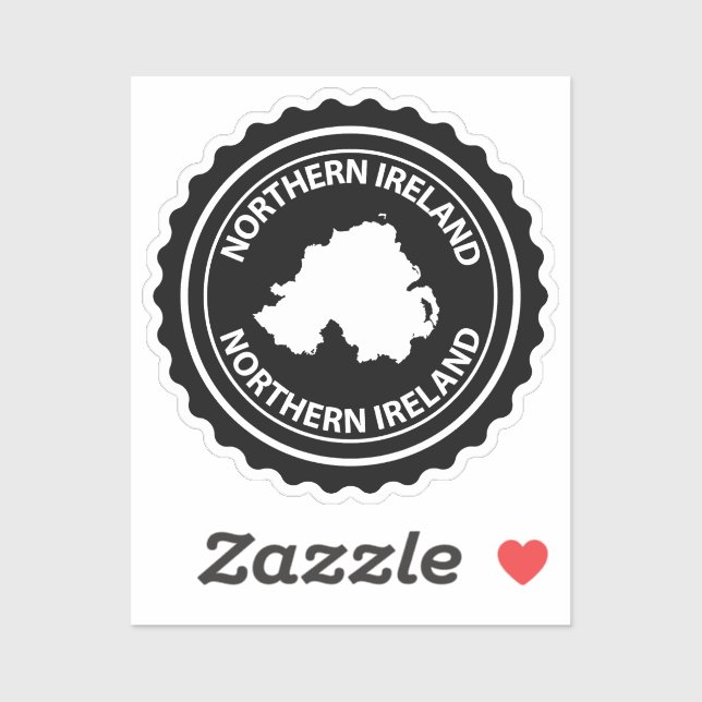 Adesivo Northern Ireland (Folha)
