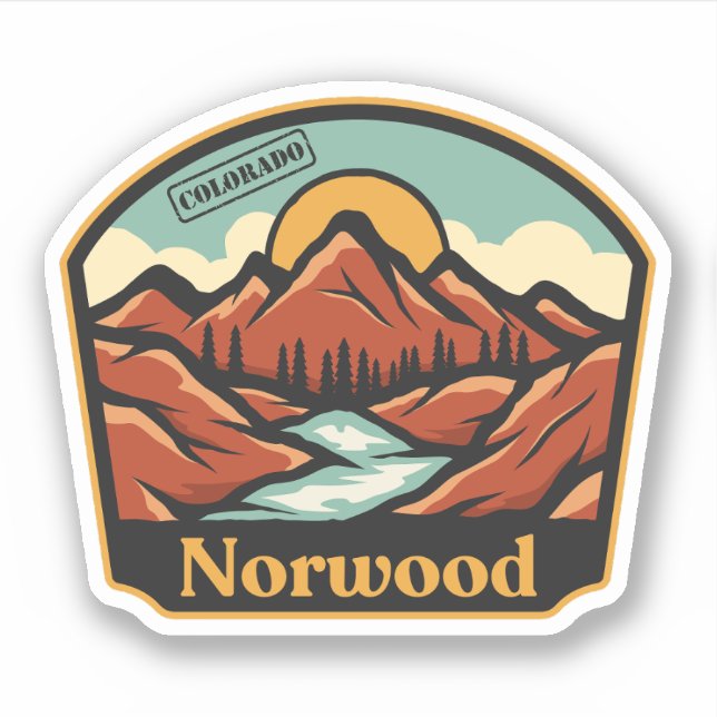 Adesivo Norwood, Colorado (Frente)