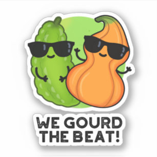 Adesivo Nós Ordenamos O Beat Engraçado Veggie Pun