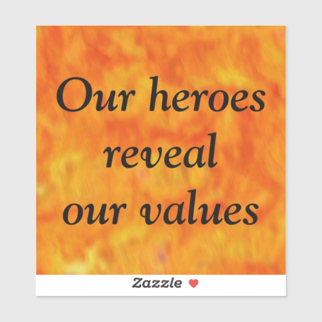 Adesivo Nossos Heróis (Folha)