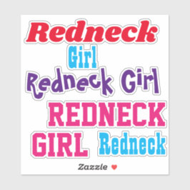 Adesivo Notebook Redneck Girl Clear Stickers Car or Laptop