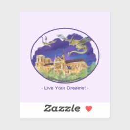 Adesivo Notre Dame Vinyl Sticker - Sonhos (Várias Dimensõe