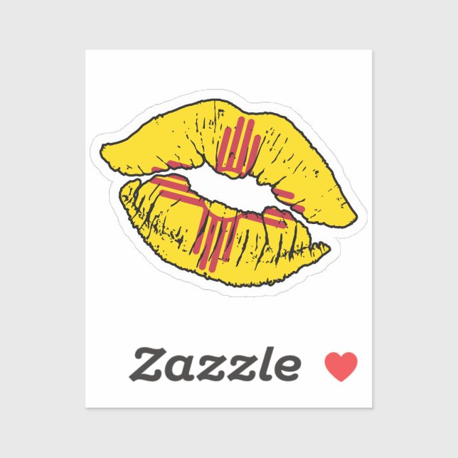 Adesivo Novo México Nova Bandeira de Amor Mexicana (Folha)