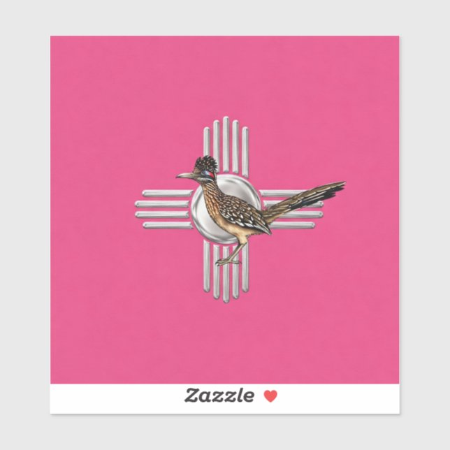 Adesivo Novo México rosa (Folha)