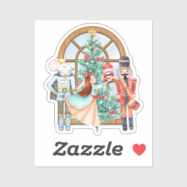 Adesivo Nozes de Natal Ballerina Mouse King Vinyl