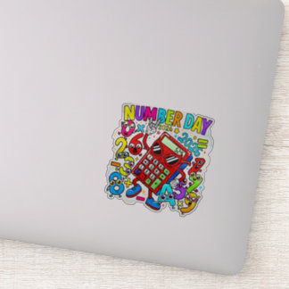Adesivo Number Day 2026 Maths Sticker for Kids UK Schools