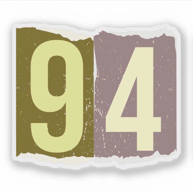 Adesivo Number Magazine Ransom 94 (Frente)