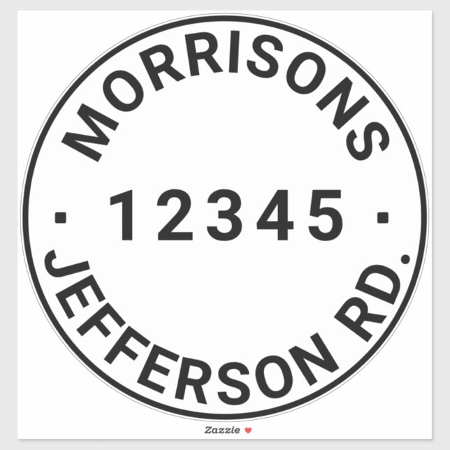 Adesivo Número de caixa do reciclagem de lixo personalizad (Folha)