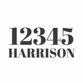 Adesivo Número de caixa do reciclagem de lixo personalizad