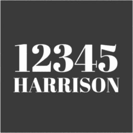 Adesivo Número de caixa do reciclagem de lixo personalizad