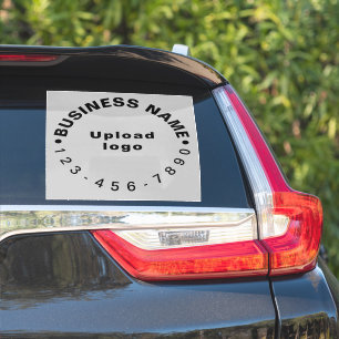 Adesivo Número De Telefone Comercial Na Cinza Square Larg