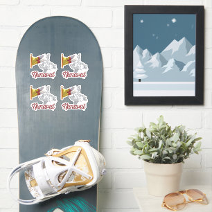 Adesivo Nunavut Landmass e Território Flag