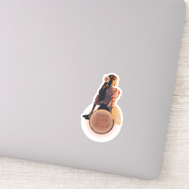 Adesivo Nunca Olhar Para Trás (Detalhe)