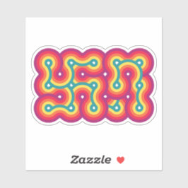 Adesivo Nunca terminando as espirais