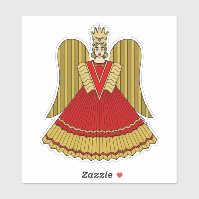 Adesivo Nuremberg Christmas Angel (Folha)