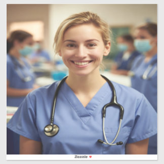 Adesivo Nurse Photo Customize Personalize