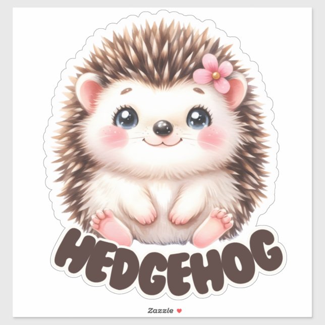 Adesivo Nursery Hedgehog (Folha)