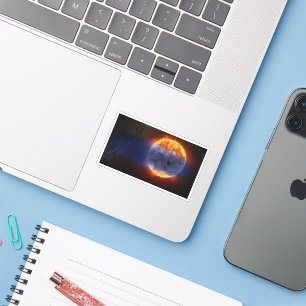 Adesivo Nuvem De Gás De Hidrogênio Do Exoplaneta Gj 3470b