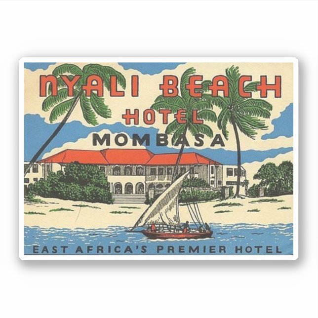 Adesivo Nyali Beach Hotel Mombasa Sticker (Frente)
