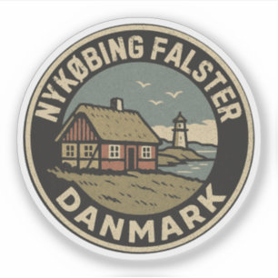 Adesivo Nykøbing Falster, Dinamarca Danmark