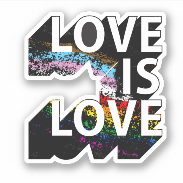 Adesivo O Amor é Amor (Frente)