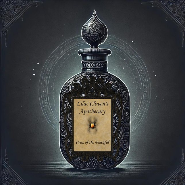 Adesivo O Apotário de Lilac Cloven: Crimes de Fiéis (Criador carregado)