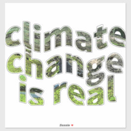 Adesivo O aquecimento global das alterações climáticas