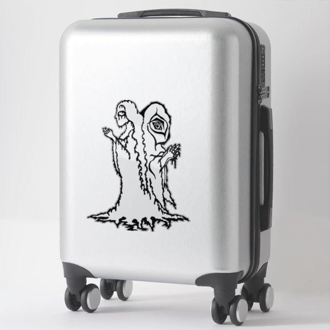 Adesivo o artista_awaynowe UR LoveS bdiecut 13 Horror (Mala)