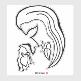 Adesivo o artista_awaynowe UR LoveS bdiecut 6 Horror