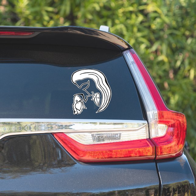 Adesivo o artista_awaynowe UR LoveS bdiecut 6 Horror (Lado do carro)